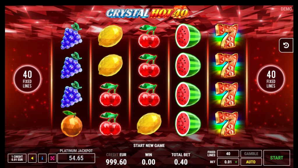 Crystal Hot 40 Slot game