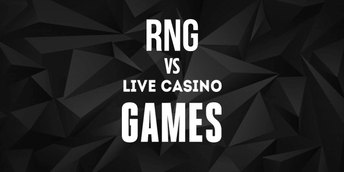 Random Number Generator 
in Live Casino Games