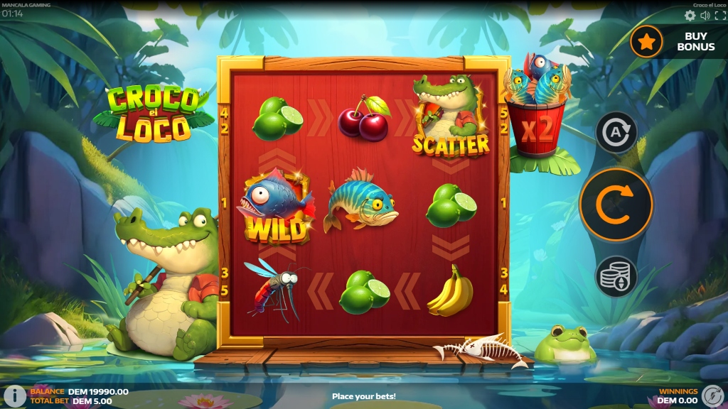 Croco el Loco slot game