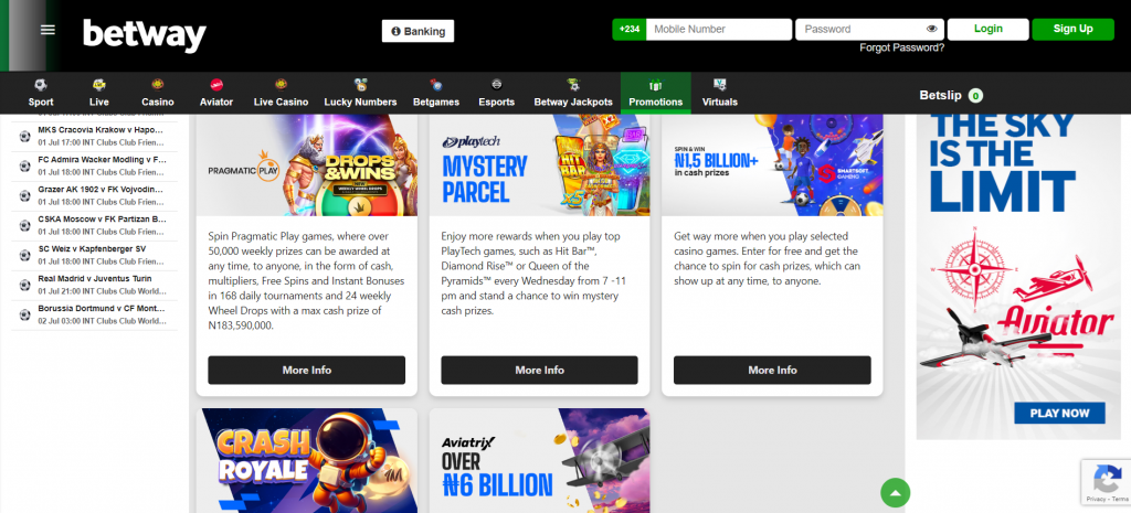 Betway promotions